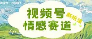 视频号情感赛道新玩法，可同步多平台，妥妥的流量密码，轻轻松松月入过万-梦帆创业网