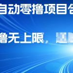 全自动零撸项目合集，轻松日撸2张-梦帆创业网