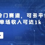 无人直播冷门赛道，可多平台操作，单场收入可达1k-梦帆创业网