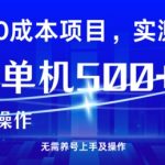 男粉引流项目，单机一天几张，无需养鸡上手及操作-梦帆创业网