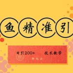 咸鱼精准引流日入200+(新玩法)，技术教学，操作简单-梦帆创业网