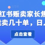 抖音小红书贩卖家长焦虑，一天能卖几十单，日入1k-梦帆创业网