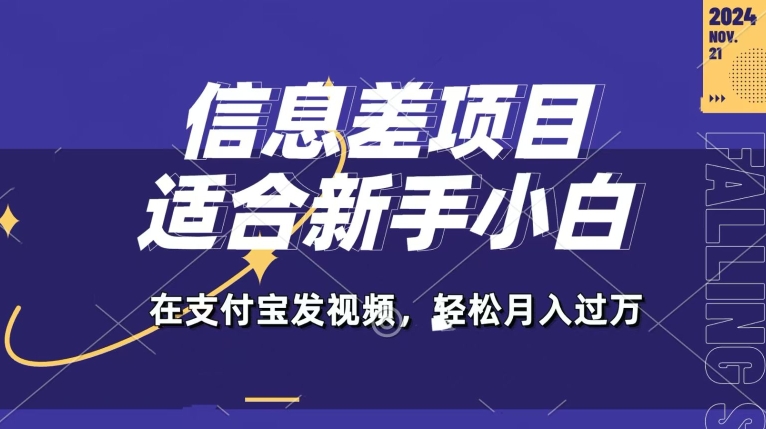 信息差项目，支付宝生活号，利用老外开盲盒视频，一周起号，新手小白也能月入过万-梦帆创业网