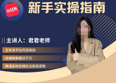 君君-小红书电商从入门到精通，新手实操指南-梦帆创业网