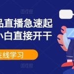 0粉丝0作品直播急速起号变米，小白直接开干-梦帆创业网