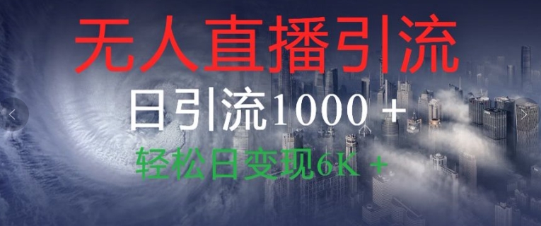 抖音快手视频号全平台无人直播引流1000+精准创业粉玩法拆解-梦帆创业网