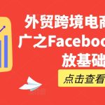 外贸跨境电商全网推广之Facebook广告投放基础课-梦帆创业网