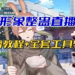 抖音最新最火虚拟形象无人直播整蛊玩法砸礼物教程（视频开播教程+全套工具-梦帆创业网