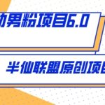 全自动男粉项目6.0 视频+直播双重变现，新鲜出炉-梦帆创业网