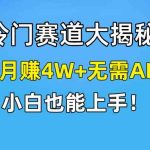 （9949期）快手无脑搬运冷门赛道视频“仅6个作品 涨粉6万”轻松月赚4W+-梦帆创业网