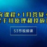 （10172期）千川 高客课程+1月答疑+做计划，详解千川原理和投放技巧（53节视频课）-梦帆创业网