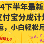 （12861期）2024年下半年最新风口，一键搬运，小白轻松月入2W+-梦帆创业网