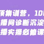 主播登顶集训营，10000+全类目直播间诊断沉淀出的直播实操必修课-梦帆创业网