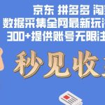 （12840期）数据采集最新玩法单机300+脚本无限开 有无限注册账号的方法免费送可开…-梦帆创业网