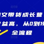 抖音图文带货成长营，门槛低、收益高，从0到1带你学全流程-梦帆创业网