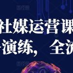 海外社媒运营课，理论+演练，全流程-梦帆创业网