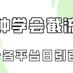 十分钟学会各大平台节流，矩阵日引几百创业粉（像素级教程）！-梦帆创业网