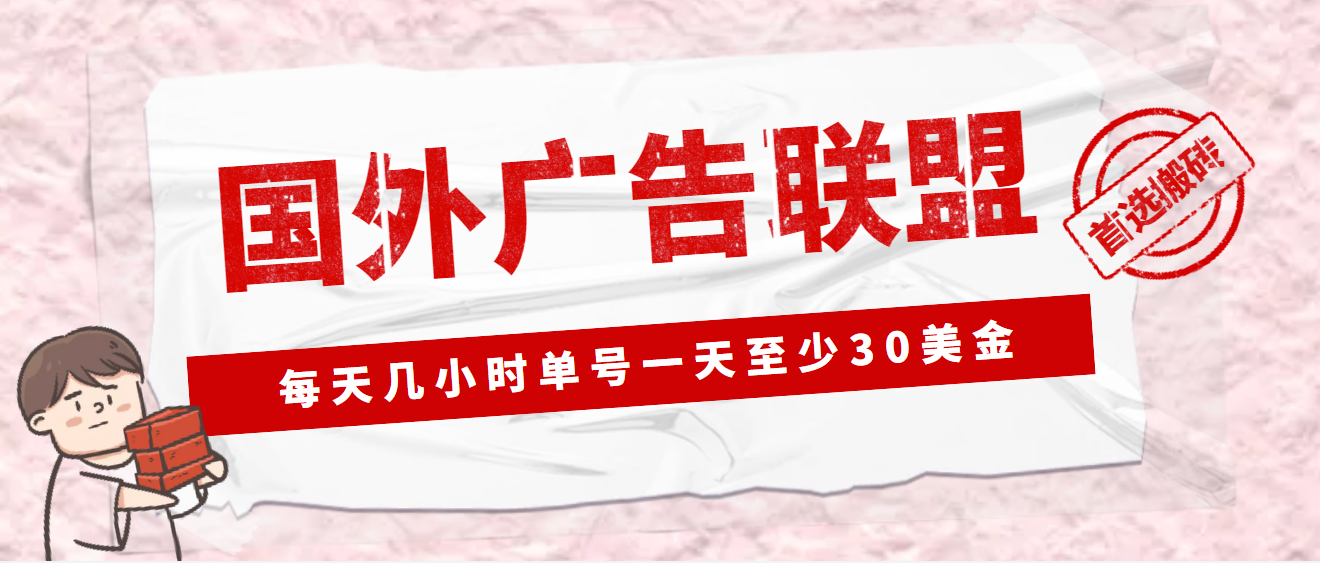 外面收费1980最新国外LEAD广告联盟搬砖项目，单号一天至少30美金(详细教程)-梦帆创业网