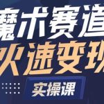 魔术起号全流程实操课,带你如何入场魔术赛道,做一个可以快速变现的魔术师-梦帆创业网