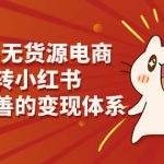 小红书-无货源电商，带你玩转小红书，打造完善的变现体系-梦帆创业网