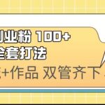 日引创业粉 100+ b 站全套打法【实操视频】-梦帆创业网