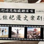 （9501期）影视综纪漫文案引爆点，给你打开思维醍醐灌顶+255种开头详解课（26节）-梦帆创业网