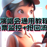 演唱会通用_余票监控+抢回流票（教程+软件）-梦帆创业网