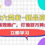 亚马逊大卖家新品高效推广，分享如何高效推广，打造百万美金爆款单品-梦帆创业网