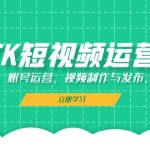 TK短视频运营：网络搭建、账号运营、视频制作与发布、变现策略-梦帆创业网