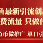 （9584期）2024年闲鱼币推广引流创业粉，不做免费流量，只做付费流量，单日引流100+-梦帆创业网