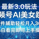 （12788期）视频号最新3.0玩法，当天起号小白也能轻松月入30000+-梦帆创业网