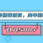 视频号搬砖项目，卖车载U盘，简单轻松，0门槛日入500+（附831G素材）-梦帆创业网
