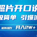 （9553期）利用AI工具制作小和尚照片说话视频，引爆流量，矩阵操作月入2W+-梦帆创业网