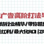 （10287期）谷歌广告高阶打法与优化，凝结行业精华/带你抓住流量红利/最大化ROI(23节)-梦帆创业网