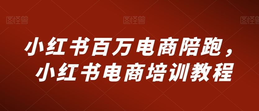 小红书百万电商陪跑，小红书电商培训教程-梦帆创业网