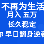 2024不再为生活烦恼 月入5W 长久稳定 让你早日翻身逆袭-梦帆创业网