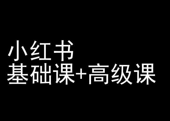 小红书基础课+高级课-小红书运营教程-梦帆创业网