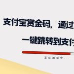 全网首发：支付宝赏金码，通过微信链接一键跳转到支付宝-梦帆创业网