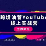 （9389期）跨境油管YouTube线上营：大量实战一步步教你从理论到实操到赚钱（45节）-梦帆创业网