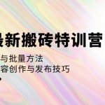 （12819期）头条最新搬砖特训营：最新AI工具与批量方法，掌握头条内容创作与发布技巧-梦帆创业网