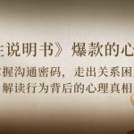 《人性说明书》爆款的心理课：沟通密码/关系困局/解读行为背后心理真相-梦帆创业网