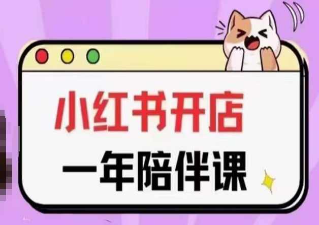 三九小红书开店一年陪伴课(更新)，从0到1玩赚小红书开店-梦帆创业网