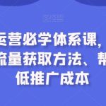 拼多多运营必学体系课，带你了解最新流量获取方法、帮助你降低推广成本-梦帆创业网