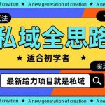 （10131期）全新2024私域玩法全思路一部手机轻松实现财富自由-梦帆创业网