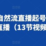 抖音3天自然流直播起号课，短视频+直播（13节视频课）-梦帆创业网