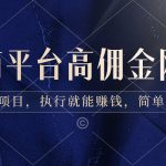 电商平台高佣金网拍，靠谱项目，执行就能赚钱，简单操作-梦帆创业网