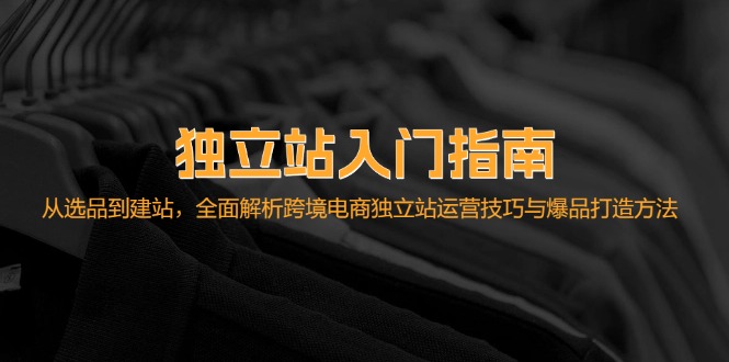 （12882期）独立站入门指南：从选品到建站，全面解析跨境电商独立站运营技巧与爆品…-梦帆创业网