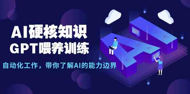 （9425期）AI硬核知识-GPT喂养训练，自动化工作，带你了解AI的能力边界（10节课）-梦帆创业网