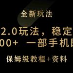 （9544期）元梦之星2.0玩法，稳定暴力变现，日入2000+，一部手机即可操作-梦帆创业网