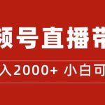 付了4988买的课程，视频号直播带货训练营，日入2000+-梦帆创业网